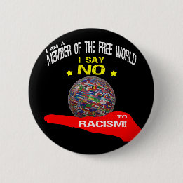 Badge Rond 5 Cm Free World