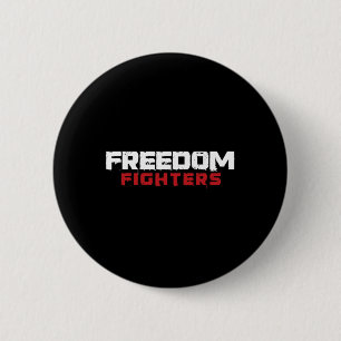 Badge Rond 5 Cm Freedom Fighter Resistance Movement 4 juillet Inde