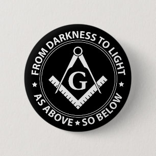 Badge Rond 5 Cm Freemasonry emblem