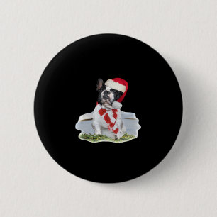 Badge Rond 5 Cm French Bulldog Noël Jour des fêtes Cadeaux Classi