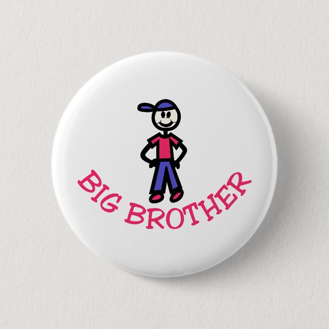 Badge Rond 5 Cm Frère (Devant)