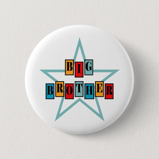 Badge Rond 5 Cm Frère (Devant)