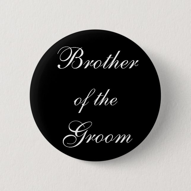 Badge Rond 5 Cm Frère de la chambre (Devant)