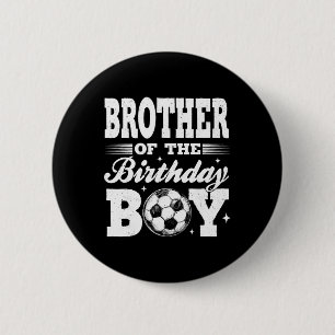 Badge Rond 5 Cm Frère du garçon qui fête son anniversaire Ensemble