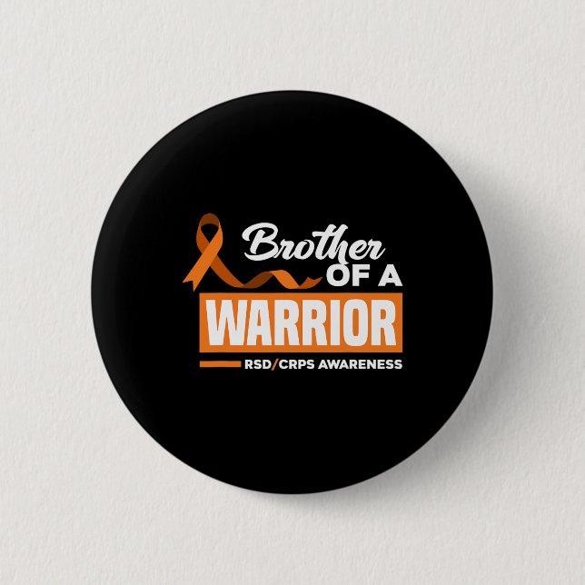 Badge Rond 5 Cm Frère D'Un Guerrier Soutien Soutien RSD CRPS Aw (Devant)