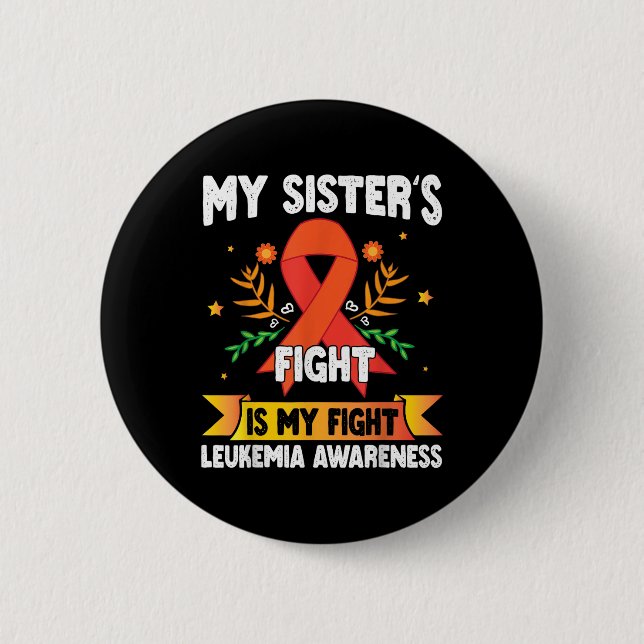 Badge Rond 5 Cm Frère Le combat de mes sœurs est mon combat Sensib (Devant)