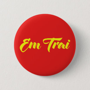 Badge Rond 5 Cm Frère Vietnamien (Jeune) - Em Trai ~ Tiêt Viêt