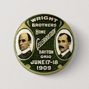Badge Rond 5 Cm Frères de Wright - bouton