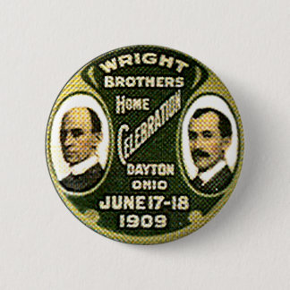 Badge Rond 5 Cm Frères de Wright - bouton