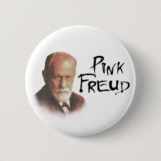 Badge Rond 5 Cm Freud rose