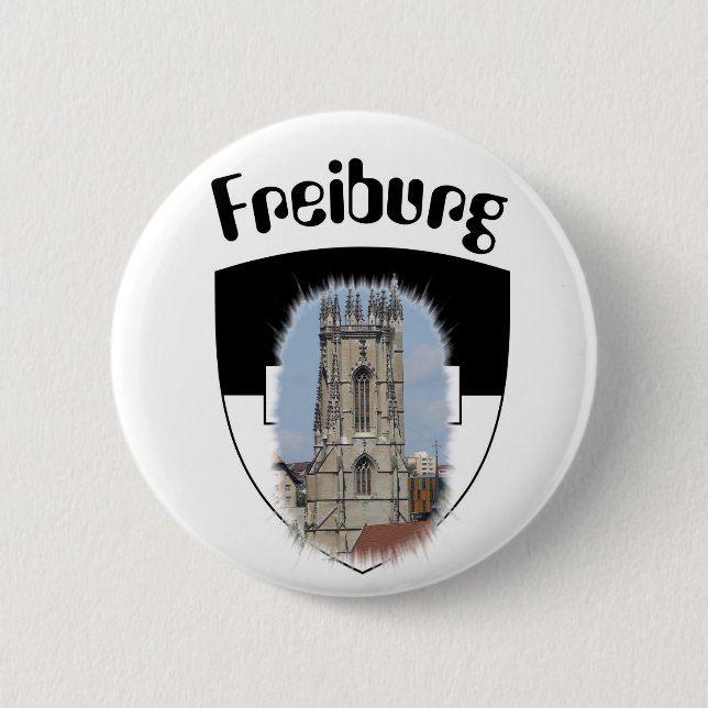 Badge Rond 5 Cm Fribourg (Devant)