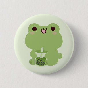 Badge Rond 5 Cm Frog Boba