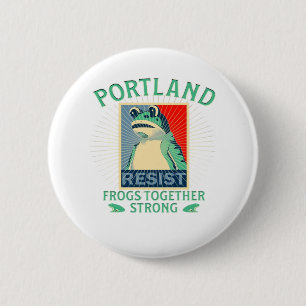 Badge Rond 5 Cm Frogs Classic