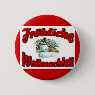 Badge Rond 5 Cm Fröhliche Weihnachten