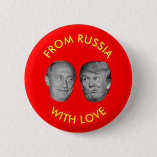 BADGE ROND 5 CM FROM RUSSIA WITH LOVE