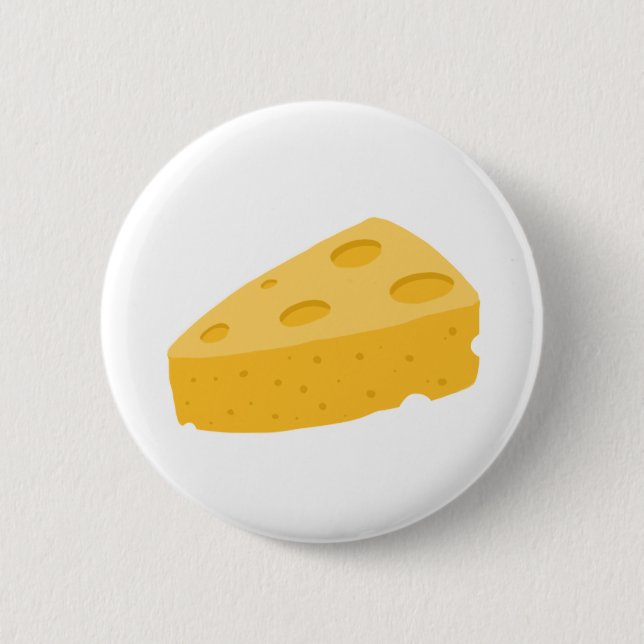 Badge Rond 5 Cm Fromage (Devant)