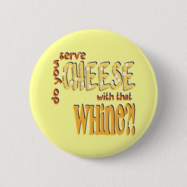 Badge Rond 5 Cm Fromage - bouton (Devant)