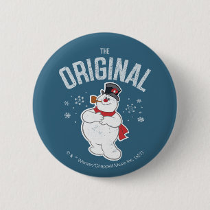 Badge Rond 5 Cm Frosty the Snowman™   L'original