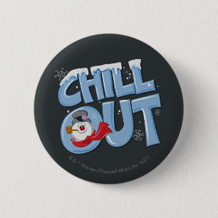 Badge Rond 5 Cm Frosty the Snowman™   Refroidissement