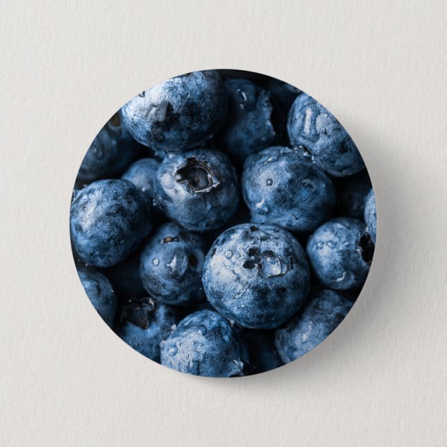Badge Rond 5 Cm Fruit aux bleuets (Devant)