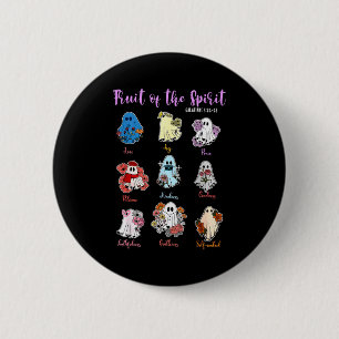 Badge Rond 5 Cm Fruit de l'Esprit Christianisme Religieux Hallowee