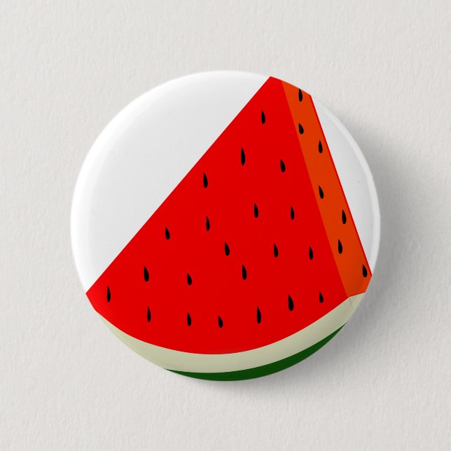 Badge Rond 5 Cm Fruit d'eau Fruit de coupe été (Devant)