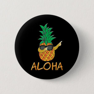 Badge Rond 5 Cm Fruits d'ananas Plages d'Aloha Hawaii - Surf Nouve
