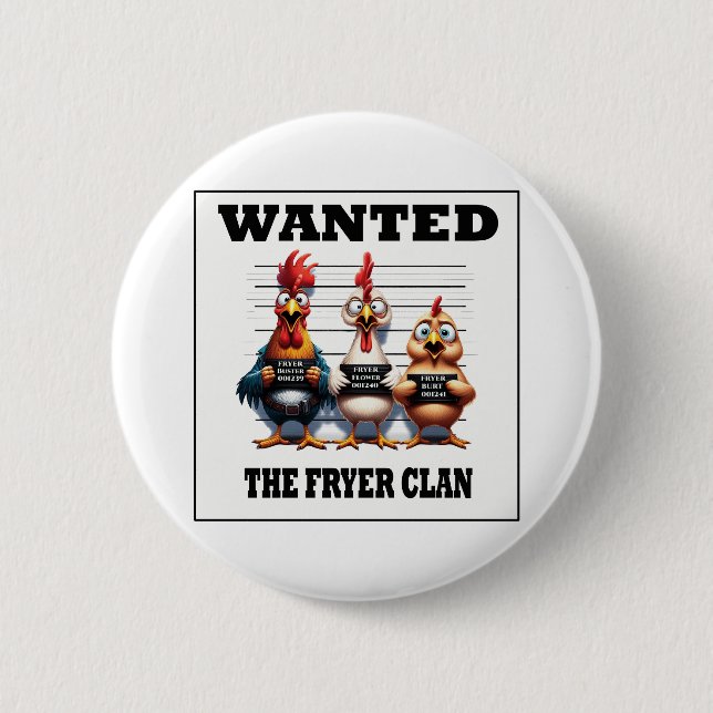 Badge Rond 5 Cm Fryer Clan (Devant)