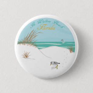 Badge Rond 5 Cm Ft. Walton Beach (Floride)
