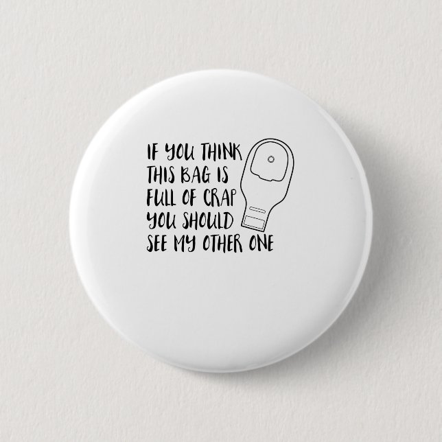 Badge Rond 5 Cm fullofcrap (Devant)