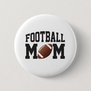 Badge Rond 5 Cm Fun Football Maman