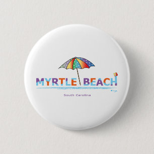 Badge Rond 5 Cm Fun Myrtle Beach, SC