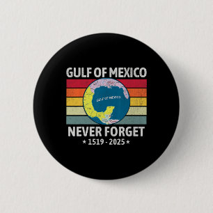 Badge Rond 5 Cm Fundy Golfe D'Amérique Américaine Golfe Du Mexique
