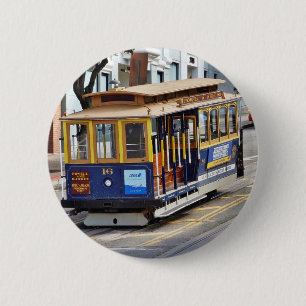 Badge Rond 5 Cm Funiculaires à San Francisco