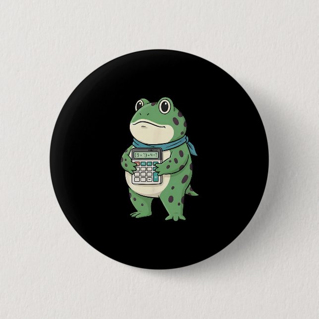 Badge Rond 5 Cm Funny 67 Meme Pemdas Math Teacher Six Seven Frog  (Devant)