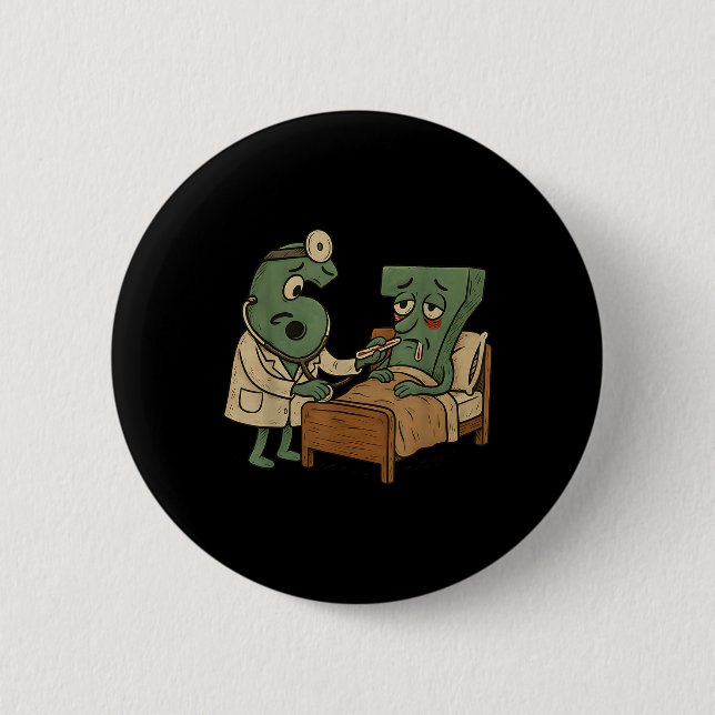 Badge Rond 5 Cm Funny 67 Meme Sick Seven Number Tee  (Devant)