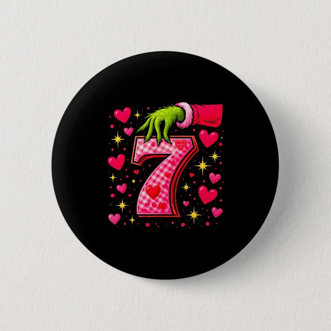 Badge Rond 5 Cm Funny 67 Valentine Meme Couple Matching Love  (Devant)