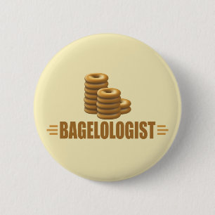 Badge Rond 5 Cm Funny Bagel