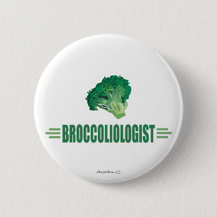Badge Rond 5 Cm Funny Brocoli