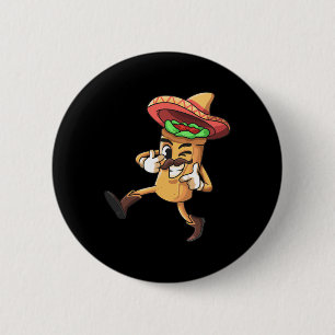Badge Rond 5 Cm Funny Burrito Mexicain Cinco De Mayo Costume Fiest