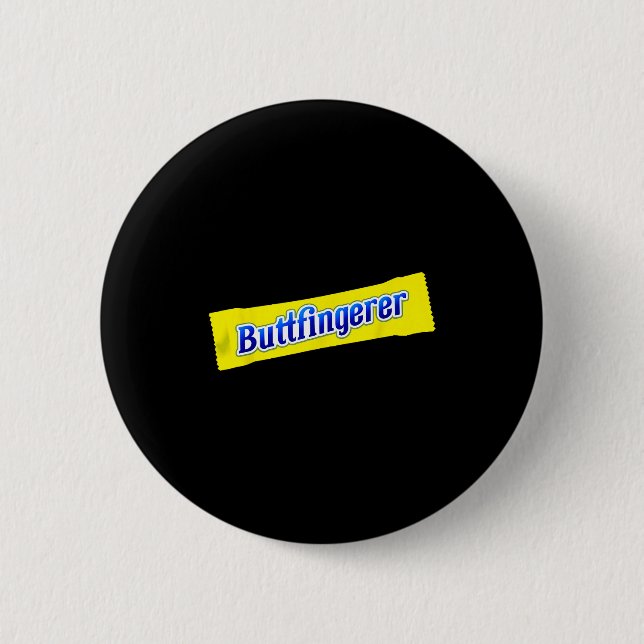 Badge Rond 5 Cm Funny Buttfingerer Inappropriate Offensive Adult D (Devant)