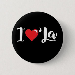 Badge Rond 5 Cm Funny Comma La Kamala Harris J'aime Comma La