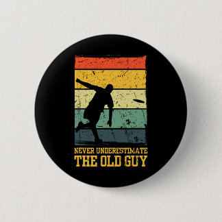 Badge Rond 5 Cm Funny Frisbee Art For Men Women Flying Disc Golf L