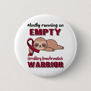 Badge Rond 5 Cm Funny Hereditary Hemochromatosis Awareness Gifts
