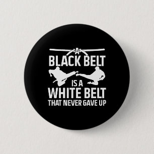 Badge Rond 5 Cm Funny Karate Ceinture Noire Hommes Femmes Taekwond
