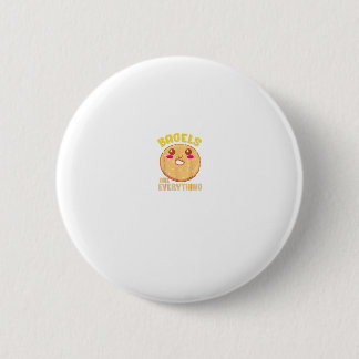 Badge Rond 5 Cm Funny Kawaii Bagel Citation Bagel Lover