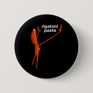 Badge Rond 5 Cm Funny Marcus Le Ver Rigatoni Pâtes Mème Viral