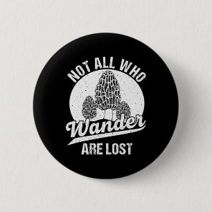 Badge Rond 5 Cm Funny Morel Mushroom