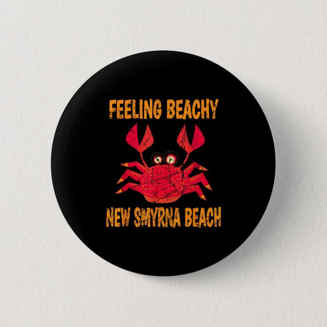 Badge Rond 5 Cm Funny New Smyrna Beach Vacation Summer Quote For M (Devant)