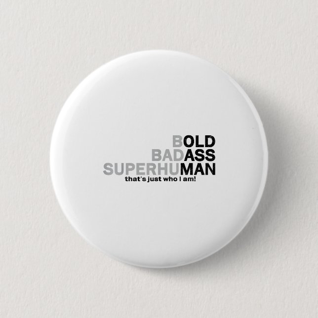 Badge Rond 5 Cm Funny Old Man Saying Gag Dad Grandpa Husband Fathe (Devant)